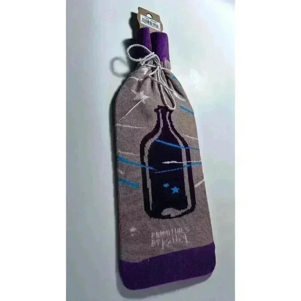 New “Let’s Be Partners In Wine “ Bottle Sock Kathy Primitives